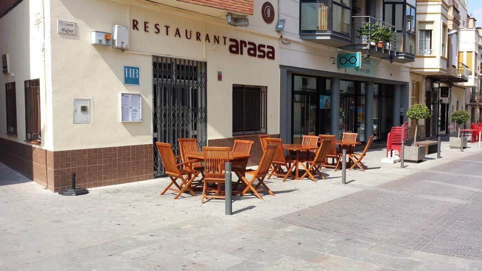 Hostal Restaurante Arasa Santa Bárbara Exteriör bild